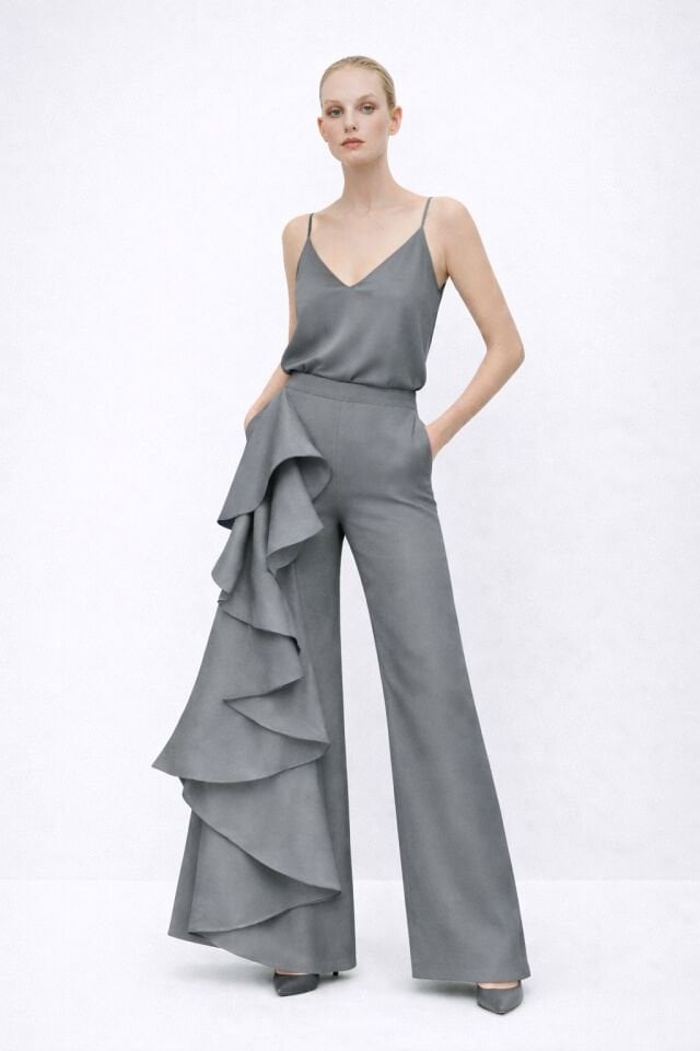 CHRISTINE PANTOLON GRİ