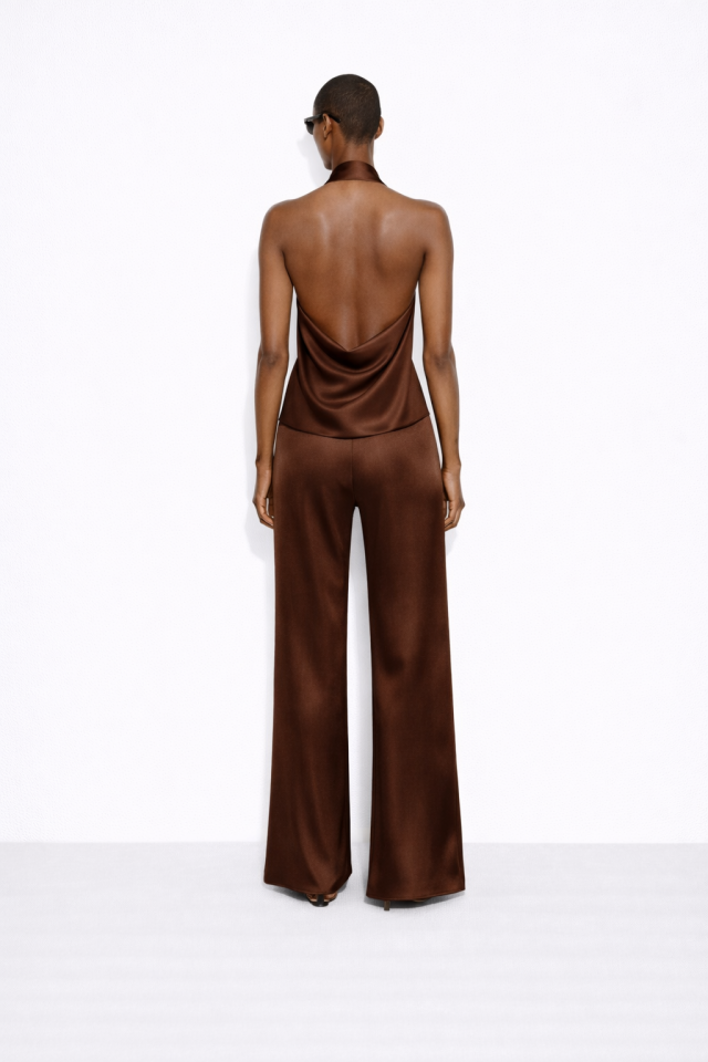 NADINE BLUZ KAHVERENGİ