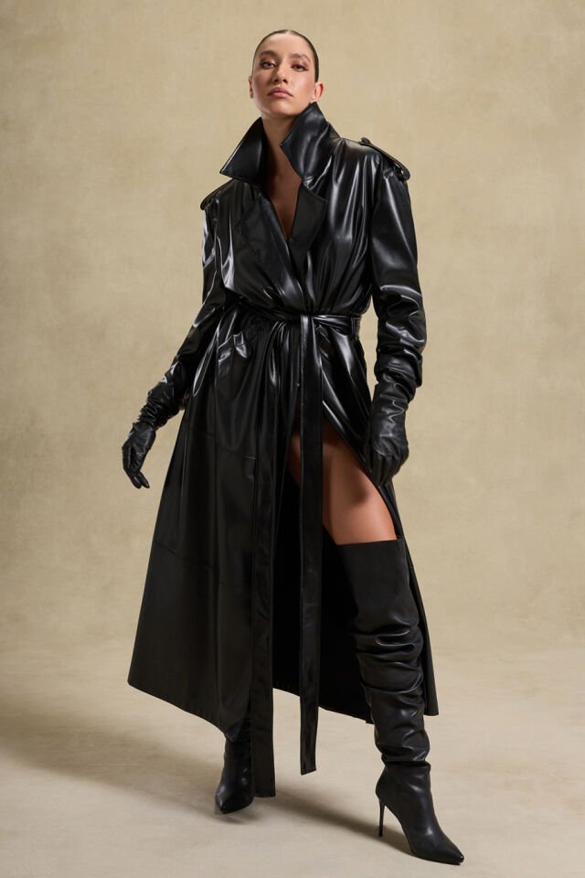 JOY TRENCH COAT SİYAH