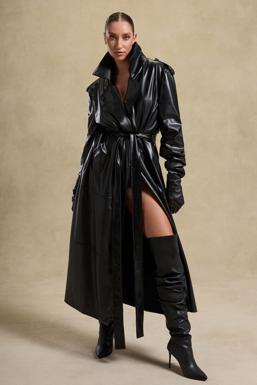 JOY TRENCH COAT SİYAH