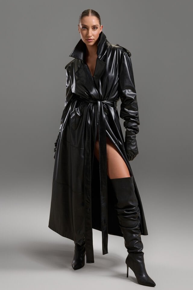 JOY TRENCH COAT SİYAH