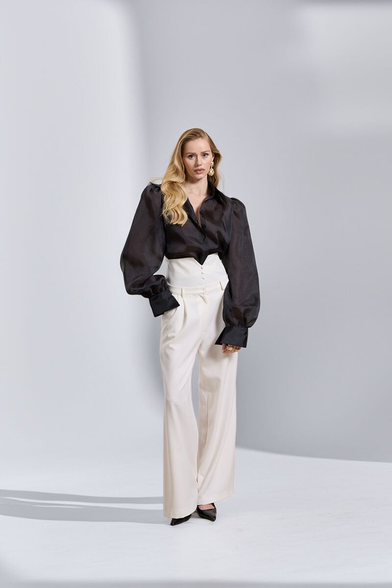 ASHLEY PANTOLON BEYAZ