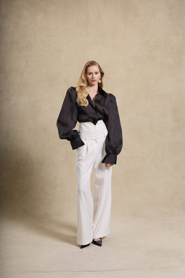 ASHLEY PANTOLON BEYAZ