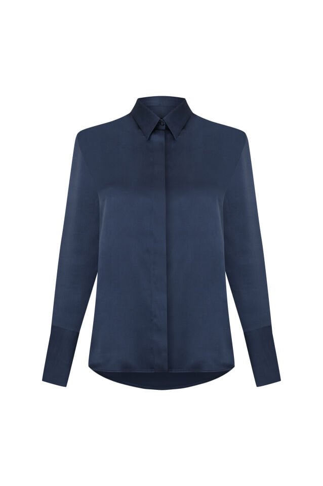 LILY GÖMLEK LACİVERT